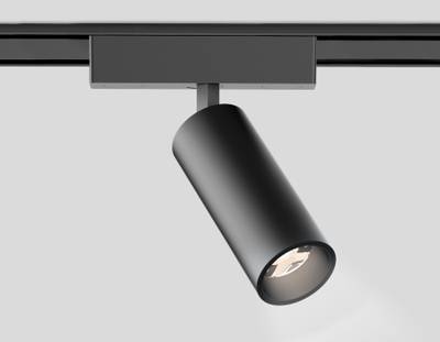 Светильник светодиодный трековый для шинопровода Magnetic Ultra Slim GV1511 BK черный IP20 9W 4200K 48V 24° D44*160
