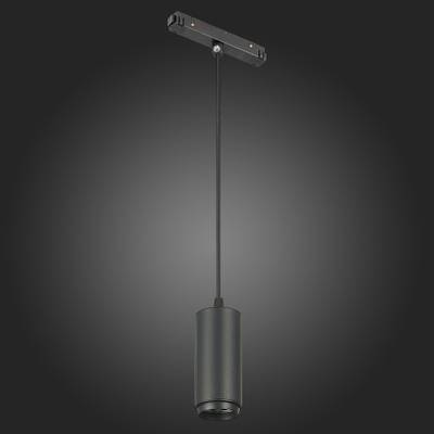 ST357.433.06 Магнитный трековый светильник подвесной ZOOM Черный LED 1*6W 3000K 667Lm Ra&gt;80 10-60° IP20 D60xH120 48V