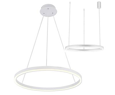 08214,01A(4000K) Подвес Тор белый d80 h150 Led 45W (4000K) 2 типа крепления