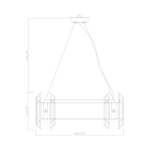 Подвесная люстра Arte Lamp JASTIN A2848SP-8GO, 8хE14
