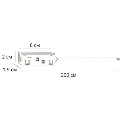 Коннектор-токопровод для шинопровода Arte Lamp LINEA-ACCESSORIES A482233