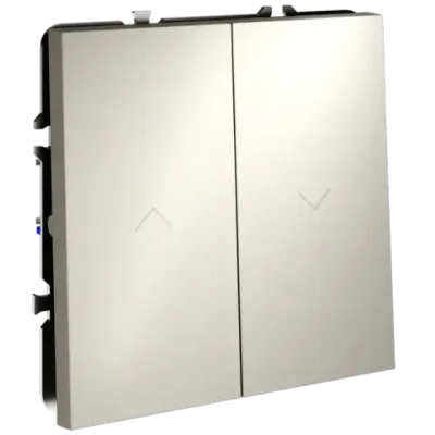 VLS020703 Выключатель встраиваемый VOLTUM S70 для жалюзи 10А, (кашемир). (ТМ Maytoni)