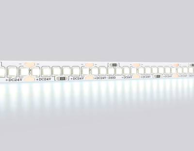 Светодиодная лента GS3503 2835 240Led /22W m/ 24V IP20 6500K/ 5000*10*1.2mm/ кратность резки 25mm (2 конт.)