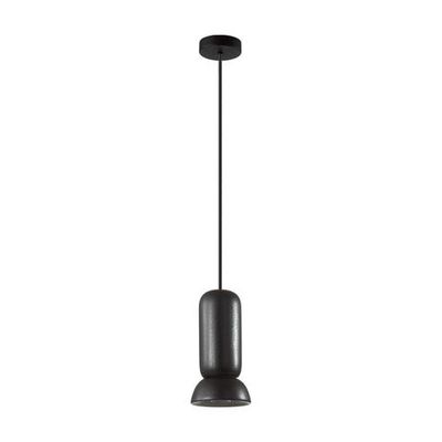 5054/1D PENDANT ODL24 451 черный/металл/керамика Подвес GU10 LED 4W KERAMA