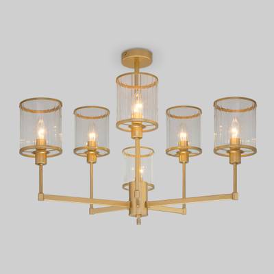 Умная потолочная люстра 60144/6 золото