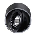 358812 OVER NT21 219 черный Светильник накладной светодиодный IP20 LED 9W 770Лм 4000K 220V GESSO