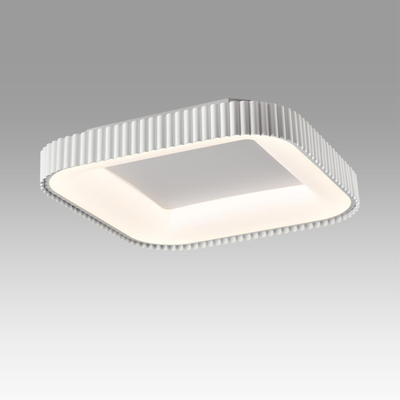 7767/56L AVRA LED SN 578 Светильник металл/белый LED (56Вт+14Вт) 3000-6000K 500х500 IP43 пульт ДУ+подсветка SHARMEL