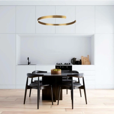 6535/57L LEDIO LN26 266 латунь Светильник подвесной LED 57W 3000/4000/6000К 220V INDIE