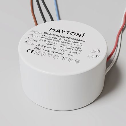 Источник питания DALI (DT6) 12W IP54, PSL-DL40-S-300mA. TM Maytoni