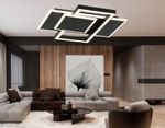 Светильник светодиодный потолочный FA1022/3 BK черный 50W 3000K-6400K 380*345*75 (ПДУ ИК)