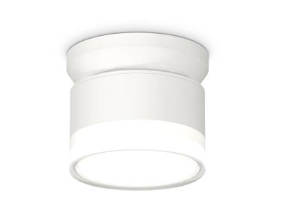 Комплект накладного светильника XS8101047 SWH/FR/CL белый песок/белый матовый/прозрачный GX53 (N8901, C8101, N8399)