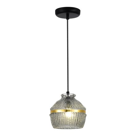 SL1661.413.01 Светильник подвесной ST-Luce Черный/Дымчатый E27 1*40W