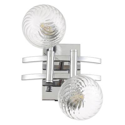 Бра Crystal Lux LUXURY AP2 CHROME 2271/402
