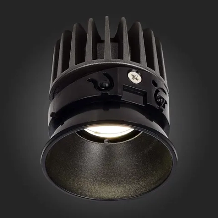 ST851.438.12 Светодиодный модуль Черный LED 1*12W 3000K 960Lm Ra>90 36° IP20 D69xH70 220-240V