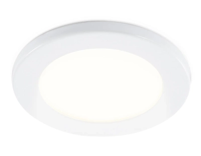 Светильник встраиваемый TN6630 WH белый IP44 GX53 D100*60