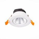 ST211.538.08.36 Св-к встр. Белый LED 1*8W 3000K 640Lm Ra80 36° IP20 D86xH50 220-240V