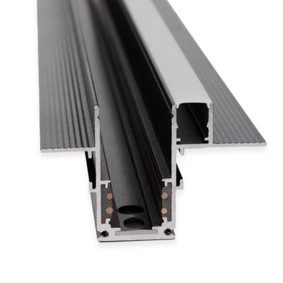 Slim Magnetic Шинопровод встраиваемый с местом под светодиодную ленту чёрный 2м 85132/00