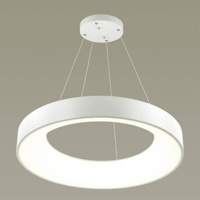 4066/50L L-VISION ODL19 382 белый/серый Люстра с ДУ LED 50W 220V SOLE