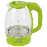 Чайник Homestar HS-1012 (1,7 л) стекло, пластик зеленый