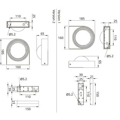 Фасадный светильник Arte Lamp SAN FRANCISCO A1831AL-1BK, 1хLED
