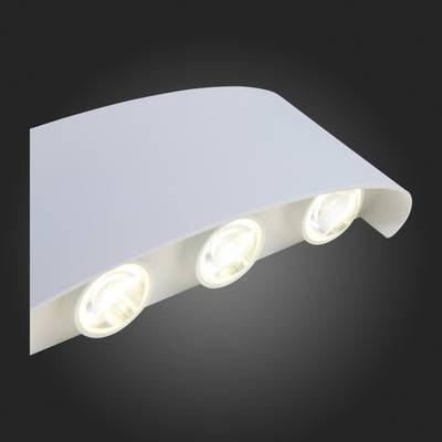 SL089.501.08 Светильник уличный настенный ST-Luce Белый кварцевый LED 8*1W 4000K