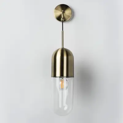 690511 Бра RAMO 1х40W E27 БРОНЗА/ПРОЗРАЧНЫЙ Lightstar