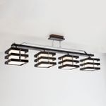 Citilux Киото CL133241 Люстра деревянная Венге Хром