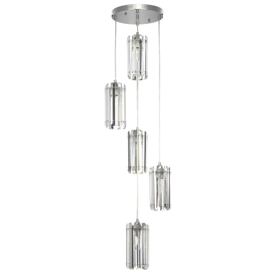 Citilux Джейн CL306051 Хрустальный подвесной светильник Хром