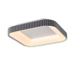 7769/56L AVRA LED SN Светильник металл/белый/серый LED 56Вт+14Вт 3000-6000K 500х500 IP43 пульт ДУ+подсветка SHARMEL
