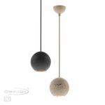 6625/1L HIGHTECH ODL24 225 бежевый/металл/травертин Подвесной светильник IP20 LED GU10 7W 220V TRAVERTINO