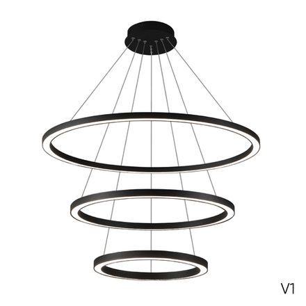 Люстра Crystal Lux FORTUNA SP158W LED BLACK 1811/303N