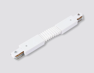 Коннектор гибкий для однофазного шинопровода Standard 220V GL7175 WH белый 285*35*20