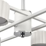 8241/8C COMFI LN25 белый/хром, металл Люстра потолочная LED GX53 8*7W 220V KARINA