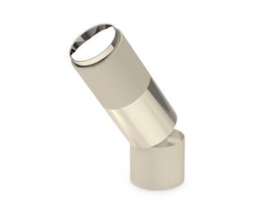 Крепеж накладной поворотный A2220 WH песок D60*H50mm Out45mm (для корпуса D60mm)