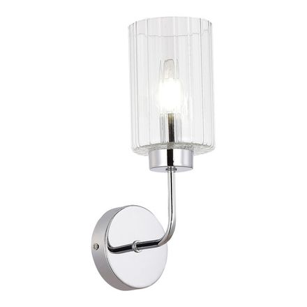 SLE1127-101-01 Бра Хром/Прозрачный E14 1*40W