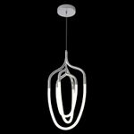 Светильник подвесной Crystal Lux PERA SP50W LED CHROME 3492/250