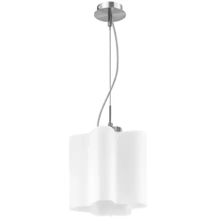 802110 Подвес NUBI 1х40W E27 ХРОМ/БЕЛЫЙ Lightstar