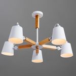 Люстра на штанге Arte Lamp OSCAR A7141PL-5WH, 5хE27