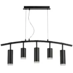 LR7353728730 Люстра RULLO 5х50W GU10 ЧЕРНЫЙ (571735+214437-2+214487-3+202430-5)