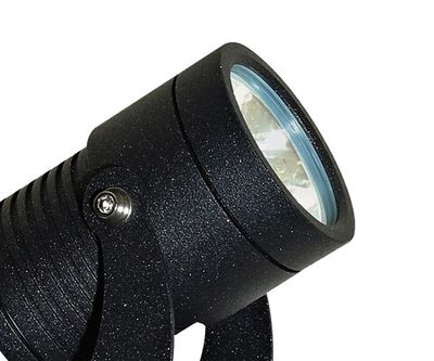 Грунтовый светильник Ласси черный d6  Led 8W (3000K) COB