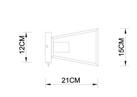 Настенный светильник Arte Lamp BRUSSELS A8030AP-1WH, 1хE27
