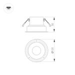 Корпус PLURIO-BASE-BUILT-TRIMLESS-R120 (BK, 1-2, 200mA) (Arlight, IP20 Металл, 3 года)