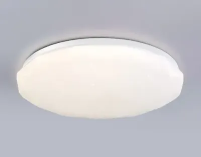 Потолочный светодиодный светильник с пультом FZ418 WH белый IP20 66W 3000K-6500K+RGB D480*65 (ПДУ ИК)