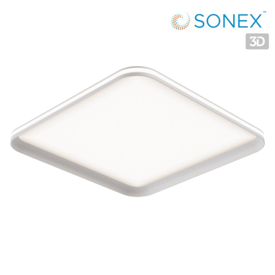 7750/95L MITRA LED SN 544 Светильник металл/PMMA/белый LED 95Вт 3000-6000К 495х495 IP20 пульт ДУ BETA
