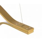 08258-100,33P Подвес Линн матовое золото w103*3 h200 Led 32W (3000K)