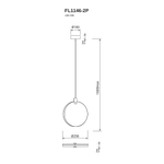 Подвесной светильник Sunrise FL1146-2P, LED
