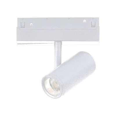 ST808.536.08 Магнитный трековый светильник Белый LED 1*8W 3000K 550Lm Ra>90 36° IP20 D42xH135 48VV