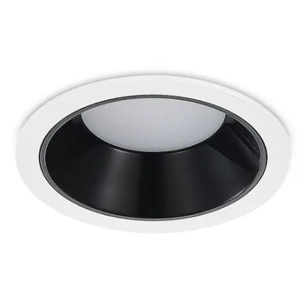 ST755.438.07 Св-к встр. Черный LED 1*7W 3000K 630Lm Ra80 120° IP20 D85xH45 100-240V