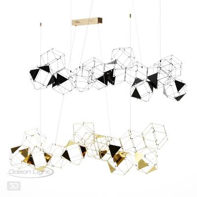 5086/64L L-VISION ODL25 503 античная бронза/металл Люстра LED 64W 4000K 3800Лм TRELLIS