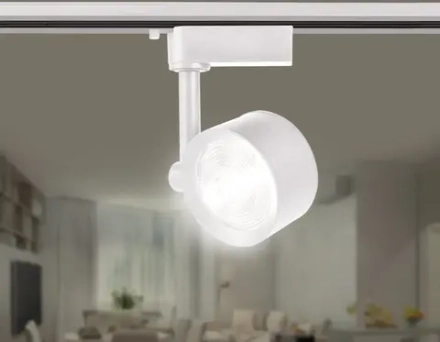 Трековый однофазный светодиодный светильник GL6389 WH белый LED 12W 4200K 24°